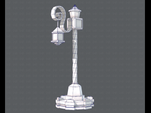 lamp post v01 3D 模型