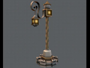 lamp post v01 3D Model