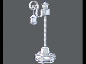 lamp post v01 3D Model