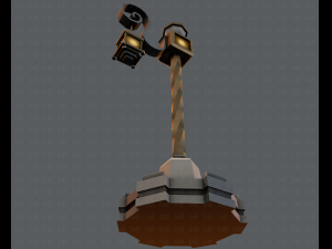 lamp post v01 3D 模型