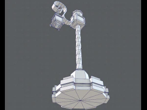 lamp post v01 3D Model