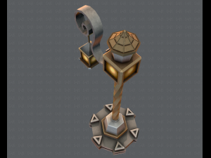 lamp post v01 3D 模型