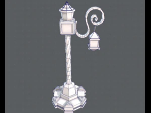 lamp post v01 3D Model