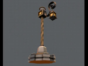 lamp post v01 3D Model