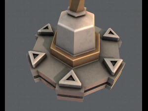 lamp post v01 3D Model