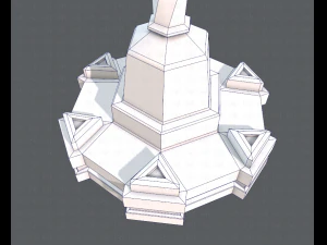 lamp post v01 3D Model