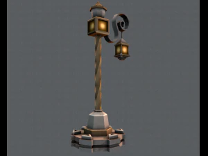 lamp post v01 3D Model