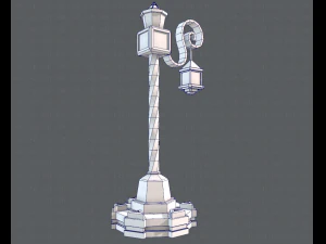 lamp post v01 3D Model