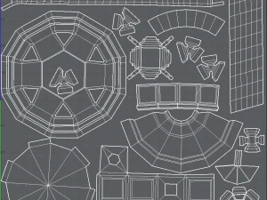 lamp post v01 3D Model