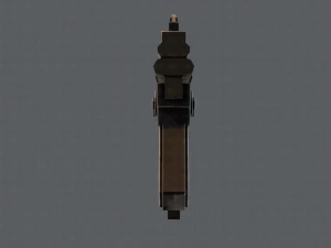 GunCartoon 03 3D Model