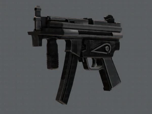 GunCartoon 03 3D Model