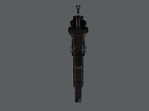 GunCartoon 03 3D Model