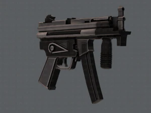 GunCartoon 03 3D Model