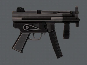 GunCartoon 03 3D Model