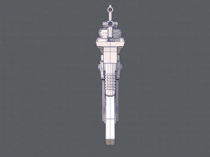 GunCartoon 03 3D Model
