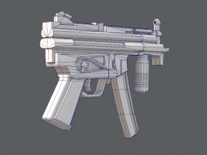 GunCartoon 03 3D Model
