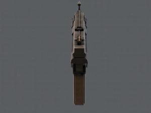 GunCartoon 03 3D Model