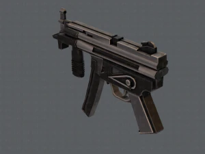 GunCartoon 03 3D Model