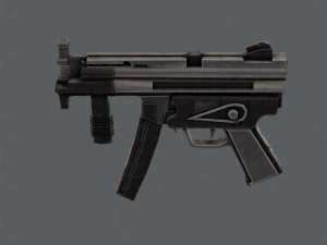 GunCartoon 03 3D Model