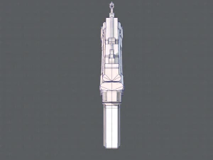 GunCartoon 03 3D Model