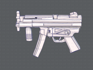 GunCartoon 03 3D Модель