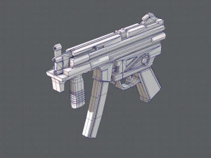 GunCartoon 03 3D Model