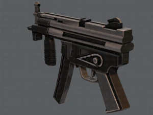 GunCartoon 03 3D Model