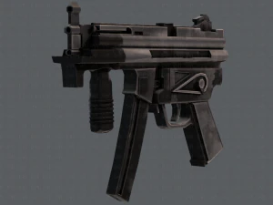 GunCartoon 03 3D Model