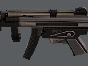 GunCartoon 03 3D Model