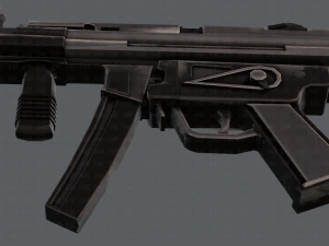 GunCartoon 03 3D Model