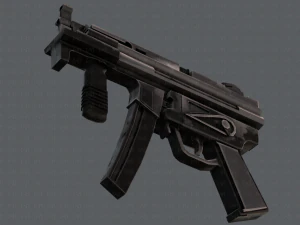 GunCartoon 03 3D Model