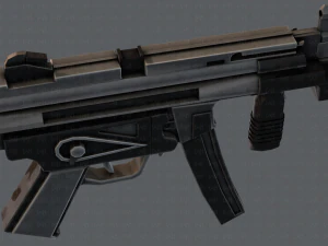 GunCartoon 03 3D Model