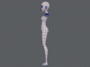 base mesh woman 17 3D Model