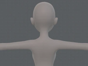 base mesh woman 17 3D Model