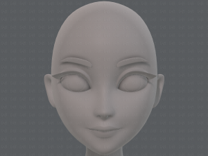 base mesh woman 17 Model 3D