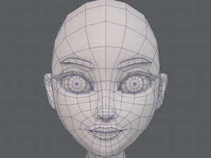 base mesh woman 17 Model 3D