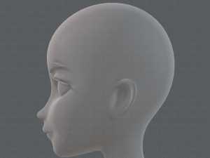 base mesh woman 17 Model 3D