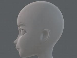 base mesh woman 17 3D Model