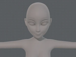 base mesh woman 17 3D Model