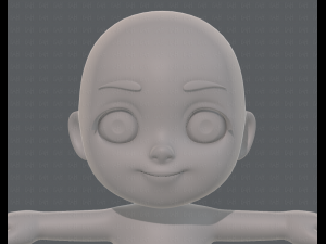 cartoon child v03 Modelo 3D