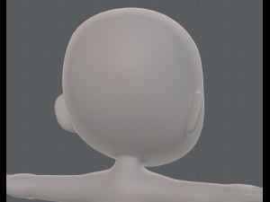 cartoon child v03 Modelo 3D