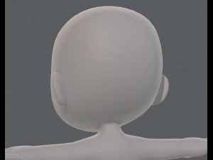 cartoon child v03 3D Model