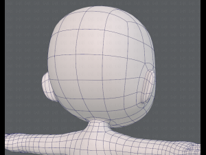 cartoon child v03 Modelo 3D