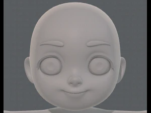 cartoon child v03 3D Model