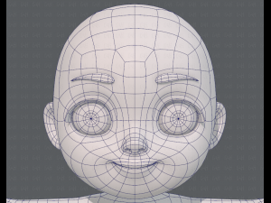 cartoon child v03 Modelo 3D