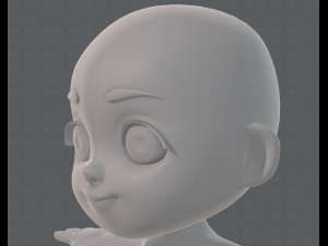 cartoon child v03 Modelo 3D