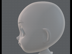 cartoon child v03 Modelo 3D