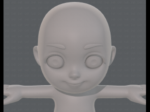 cartoon child v03 Modelo 3D