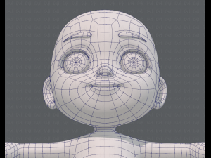 cartoon child v03 Modelo 3D