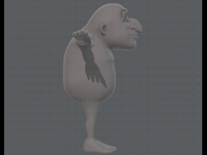 base mesh old man character v06 3Dモデル